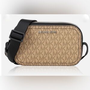 Michael Kors Tan and Black Belt Bag